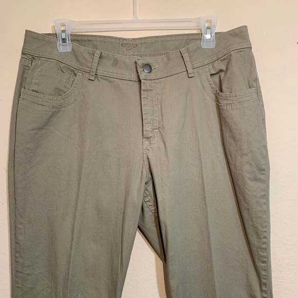 Lee Ryder Khaki Jean Pants Bootcut Size 18W L - Picture 3 of 11